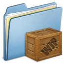 Blue Box WIP Icon 128x128 png
